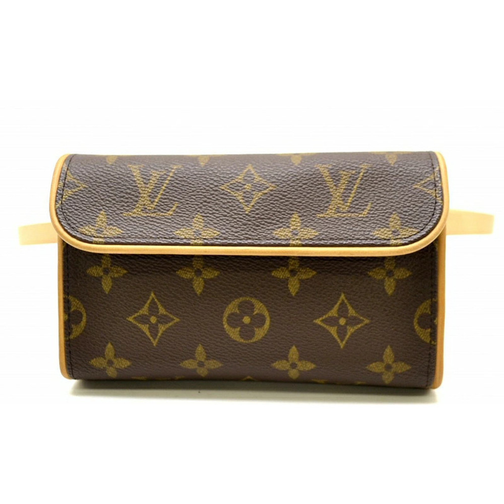 LOUIS VUITTON Monogram Pochette Florentine Waist Clutch Bag Hip Strap